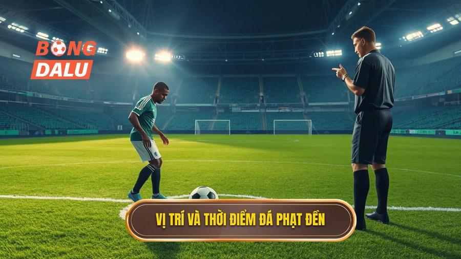 1. Vị trí và thời điểm đá phạt đền
