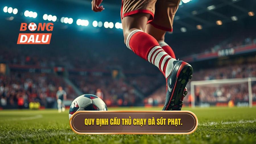 2. Quy định cầu thủ chạy đà sút phạt.