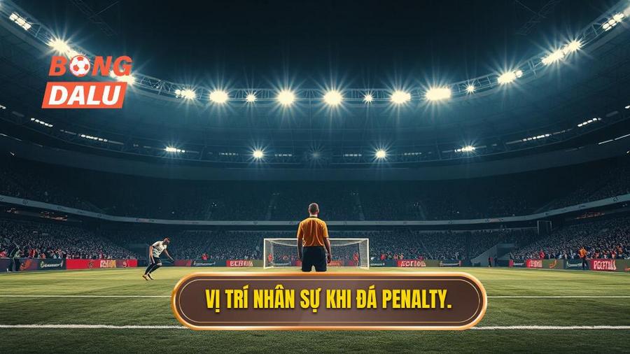 2. Vị trí nhân sự khi đá Penalty.