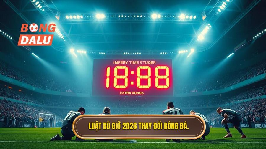 3. Luật bù giờ 2026 thay đổi bóng đá.