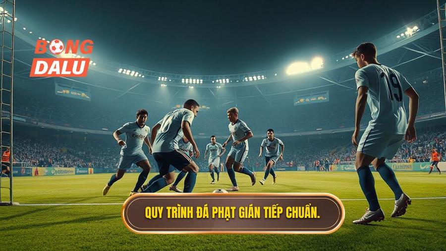 3. Quy trình đá phạt gián tiếp chuẩn.