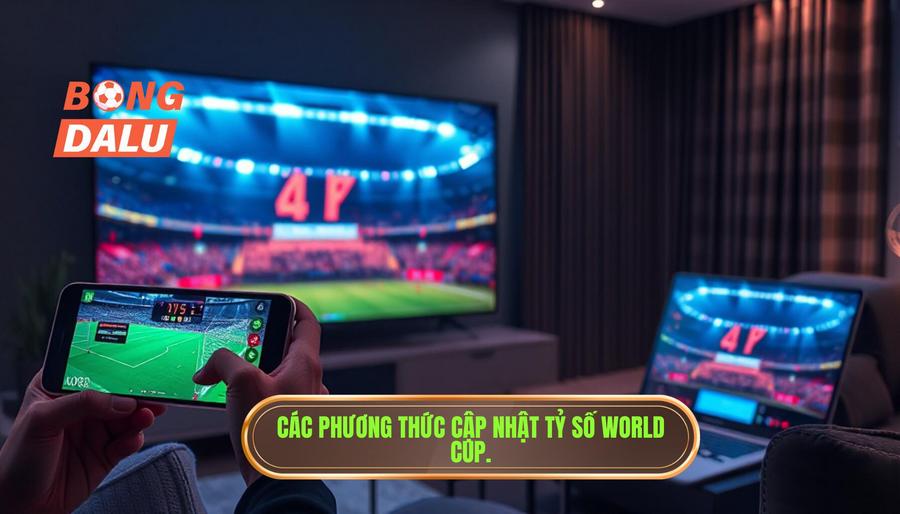 Các phương thức cập nhật tỷ số World Cup phổ biến nhất hiện nay