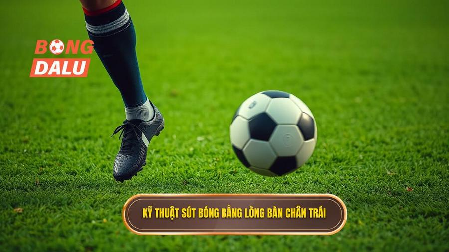 Phân tích chi tiết quy trình thực hiện kỹ thuật sút bóng bằng lòng bàn chân trái